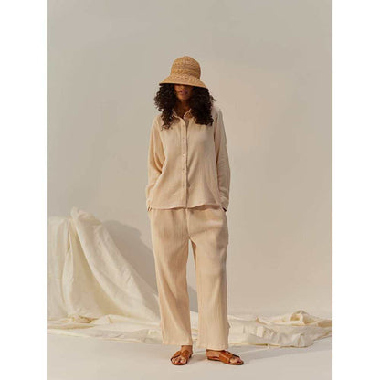 SPACE Cream Blair Co-Ord (Set of 2)