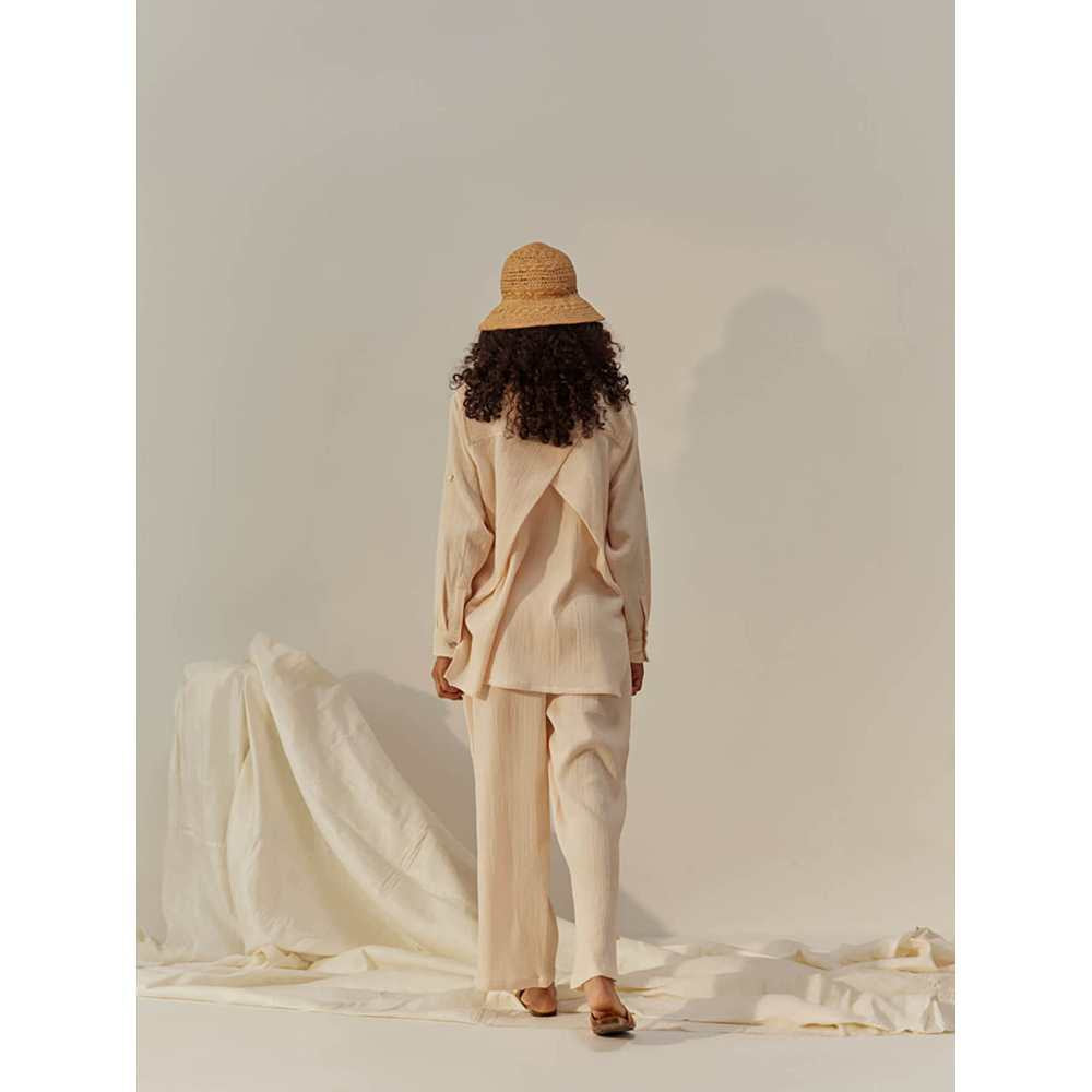 SPACE Cream Blair Co-Ord (Set of 2)