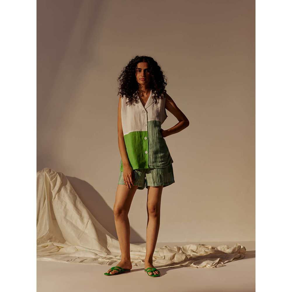 SPACE Green April Co-Ord (Set of 2)