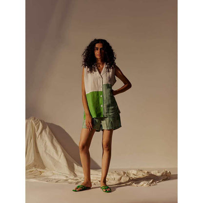 SPACE Green April Co-Ord (Set of 2)