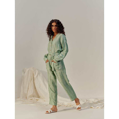 SPACE Green Sia Jumpsuit