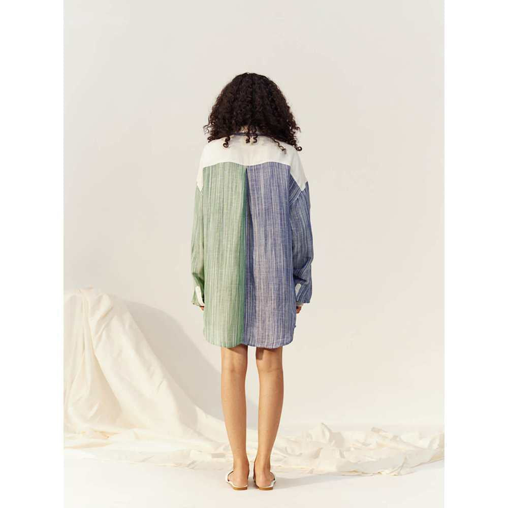 SPACE Multicolored Cleo Shirt Dress