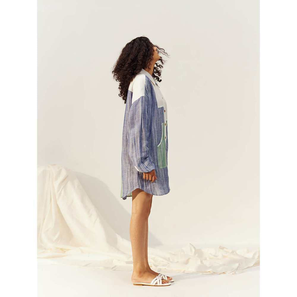 SPACE Multicolored Cleo Shirt Dress