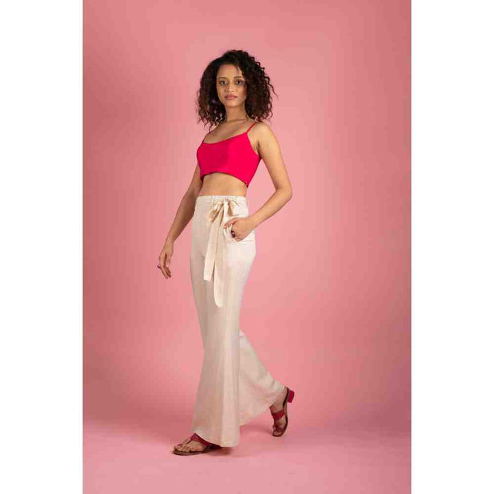 Style Junkiie White Bell Bottom Pants (Set of 2)