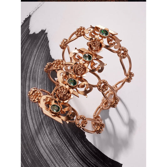 Suhani Pittie Victorias Crest Gemstone Cuff