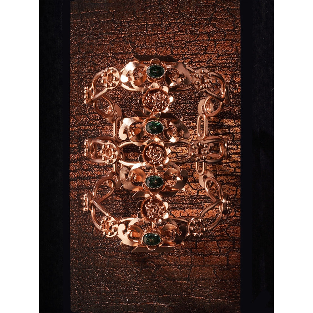 Suhani Pittie Victorias Crest Gemstone Cuff