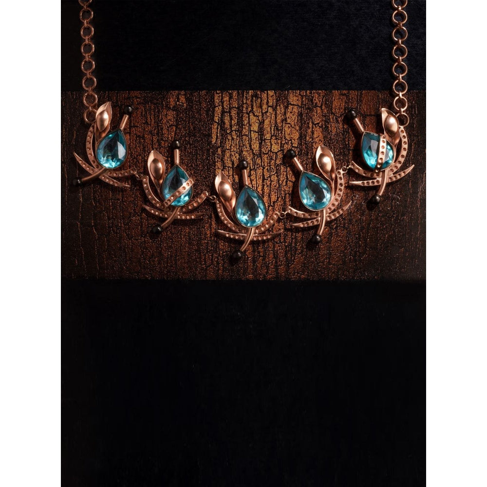 Suhani Pittie Swan Lake Gilded Gemstone Necklace