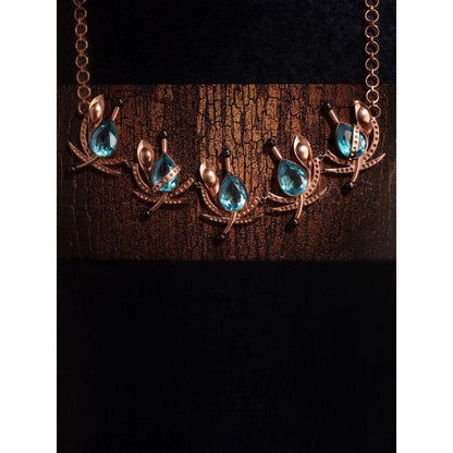 Suhani Pittie Swan Lake Gilded Gemstone Necklace