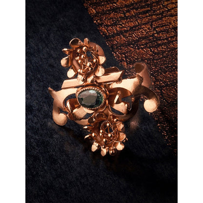 Suhani Pittie Piscean Flame Gold Plated Ring