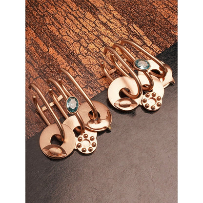 Suhani Pittie Punk City Crystal Gold Ear Cuffs