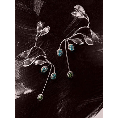 Suhani Pittie Silver Rain Drop Earrings