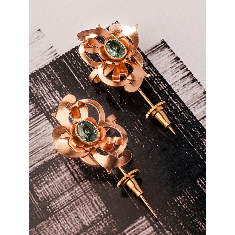 Suhani Pittie Gothic Romance Gold Plated Earrings
