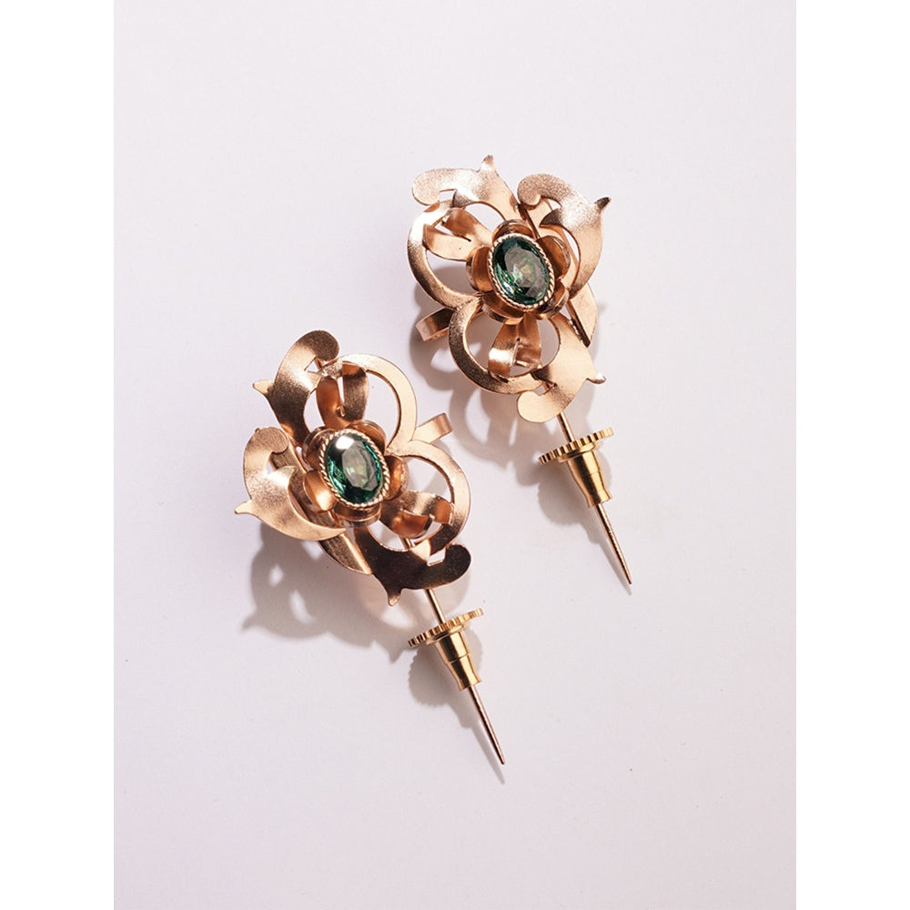 Suhani Pittie Gothic Romance Gold Plated Earrings