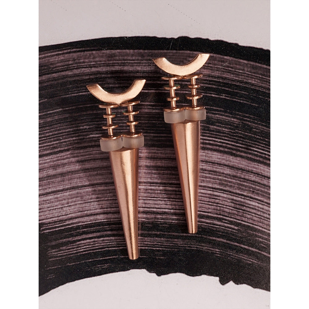Suhani Pittie Piercing Dawn Gold Plated Small Spike Earrings