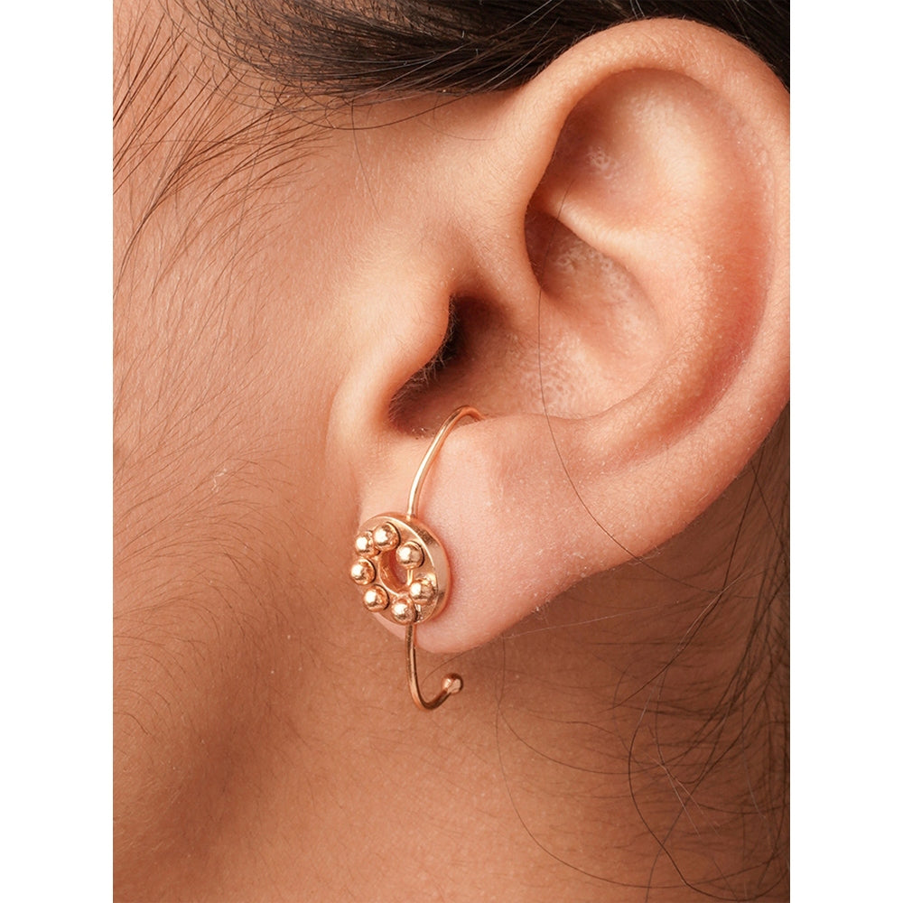 Suhani Pittie Mad City Gold Plated Button Ear Stud