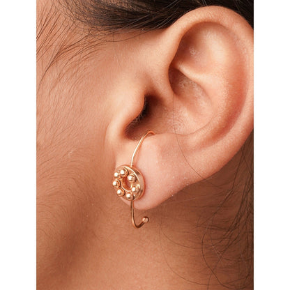 Suhani Pittie Mad City Gold Plated Button Ear Stud