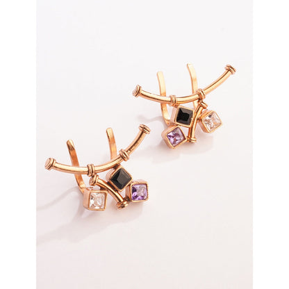 Suhani Pittie Venom Sky Gold Plated Ear Cuff Button