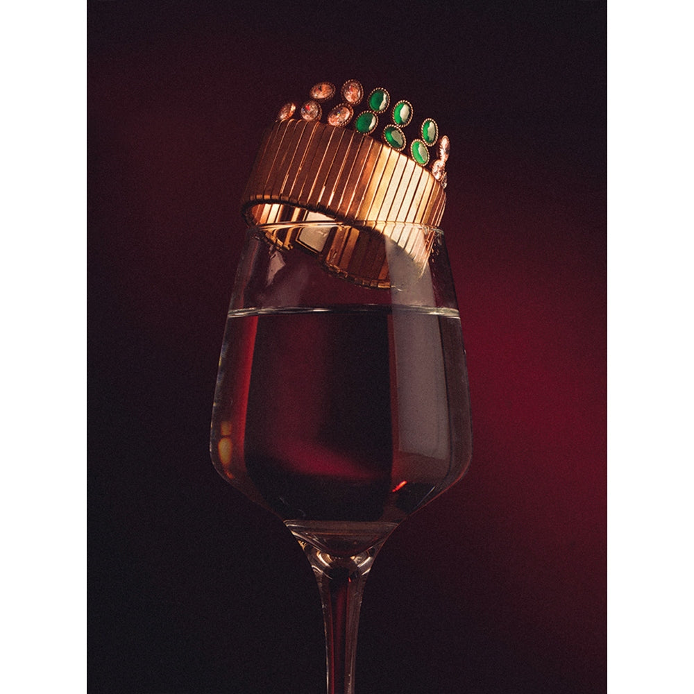 Suhani Pittie Cosmic Crown Gold Ribbon Cuff