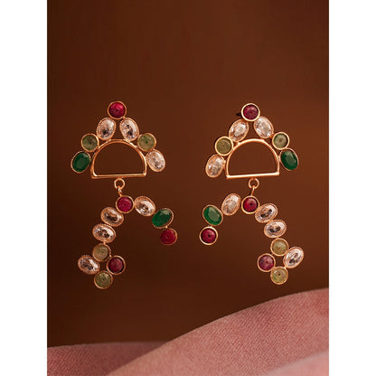 Suhani Pittie Gold Plated Rainbow Earrings