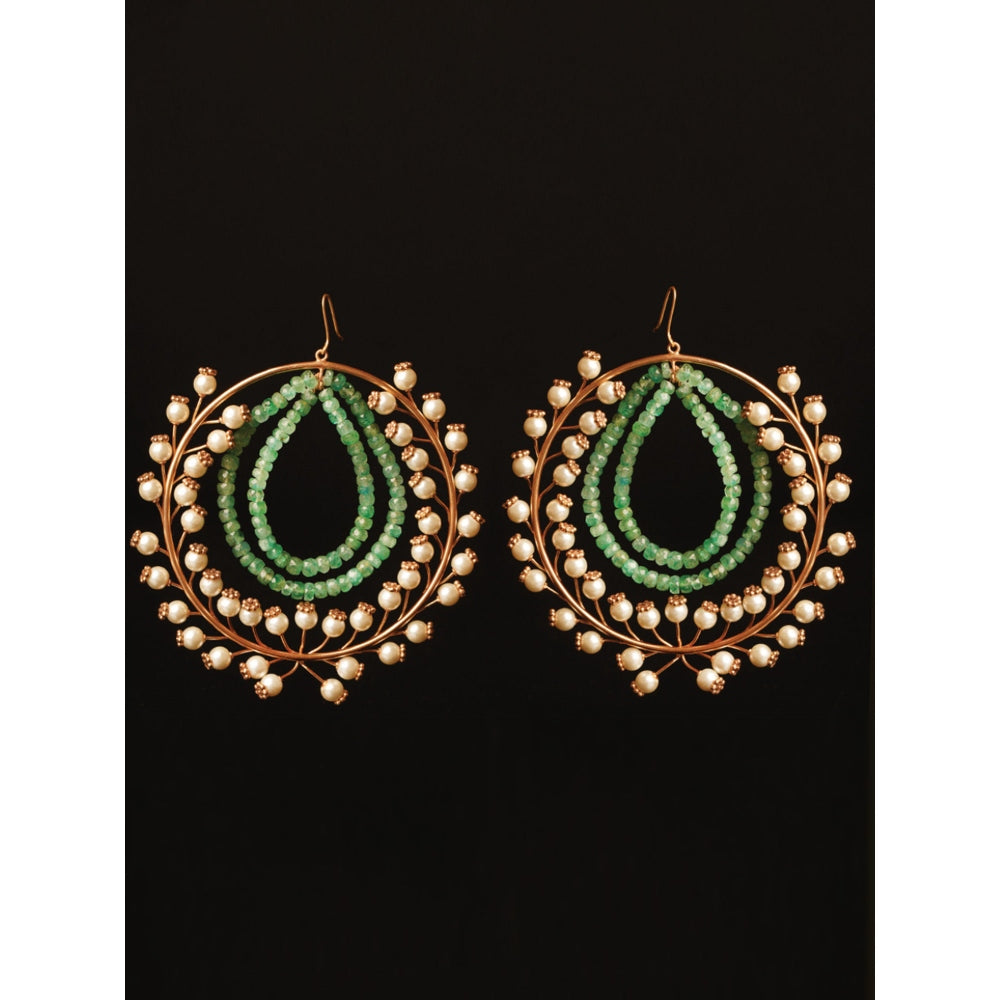 Suhani Pittie Beryl Goddess Double Loop Hoop Earrings