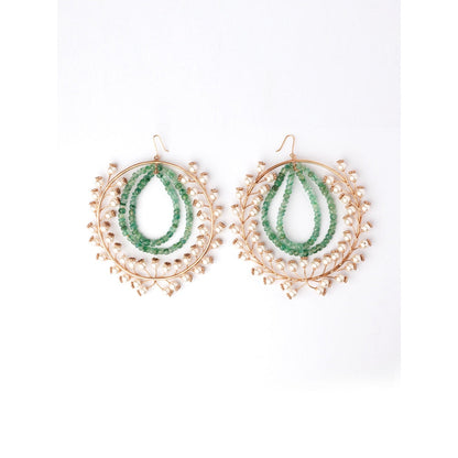 Suhani Pittie Beryl Goddess Double Loop Hoop Earrings