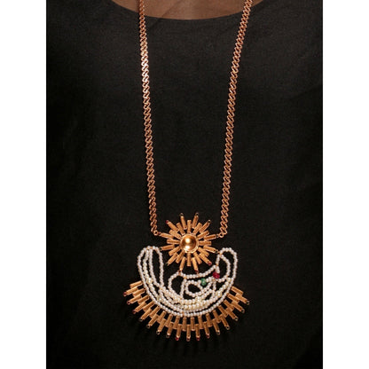 Suhani Pittie Solar Beam Long Pearl Necklace