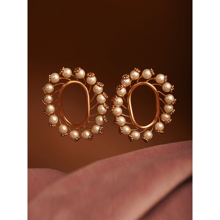 Suhani Pittie Neutron Loop Gold Plated Earrings