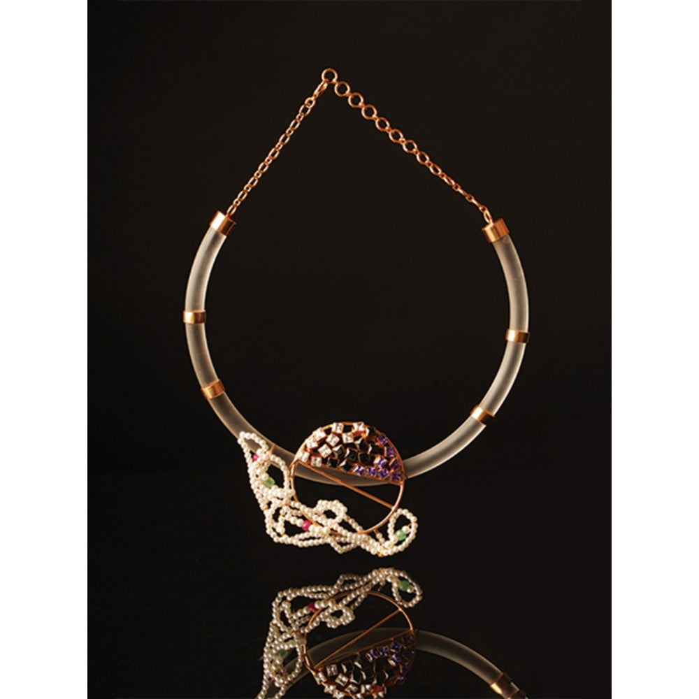 Suhani Pittie Midnight Moon Gemstone And Pearl Necklace