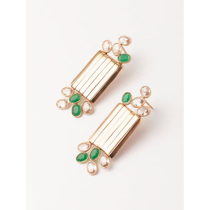 Suhani Pittie Astral Shield Gold Ribbon Earrings