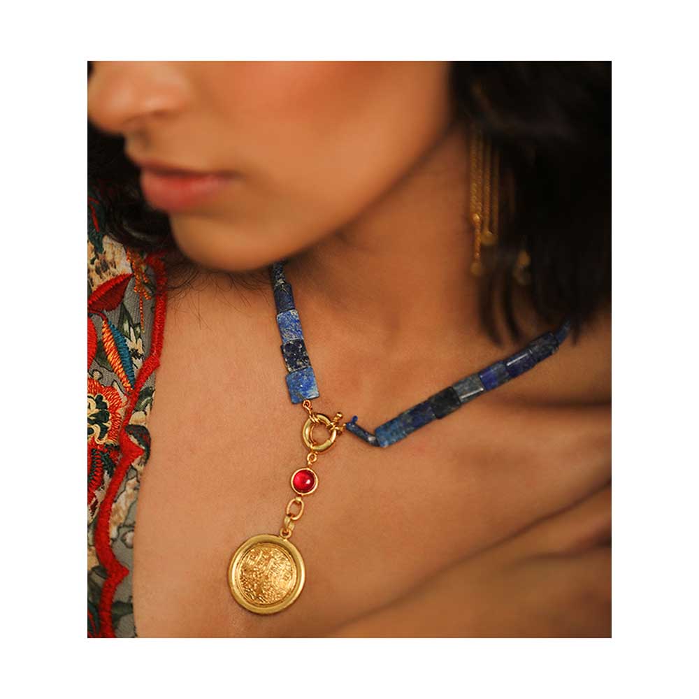 Tanvi Garg Quinn Coin Drop Pendant