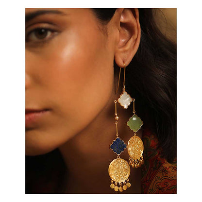Tanvi Garg Everling Coin Fall Earrings