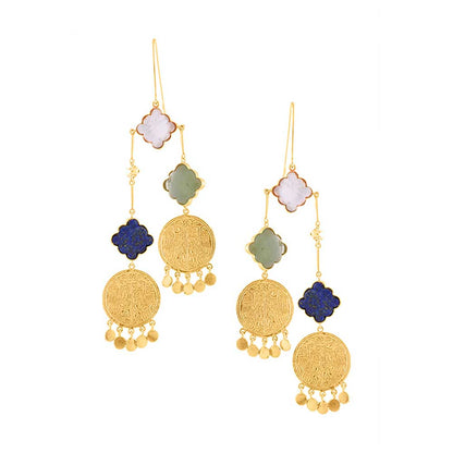 Tanvi Garg Everling Coin Fall Earrings