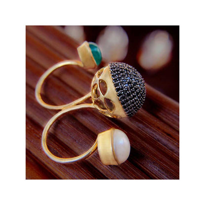 Tanvi Garg Double Finger Ring