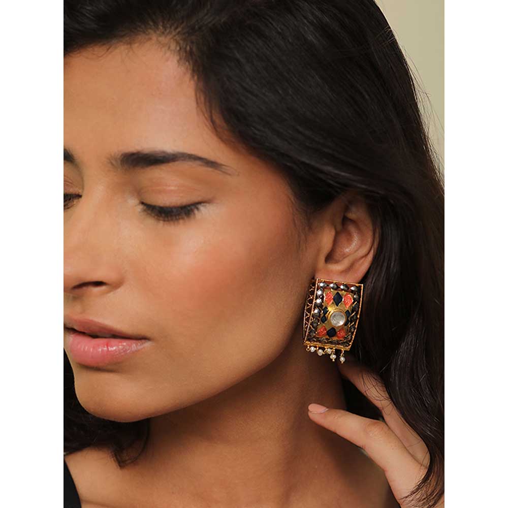 Tanvi Garg Fleur Imperial Studs Earrings
