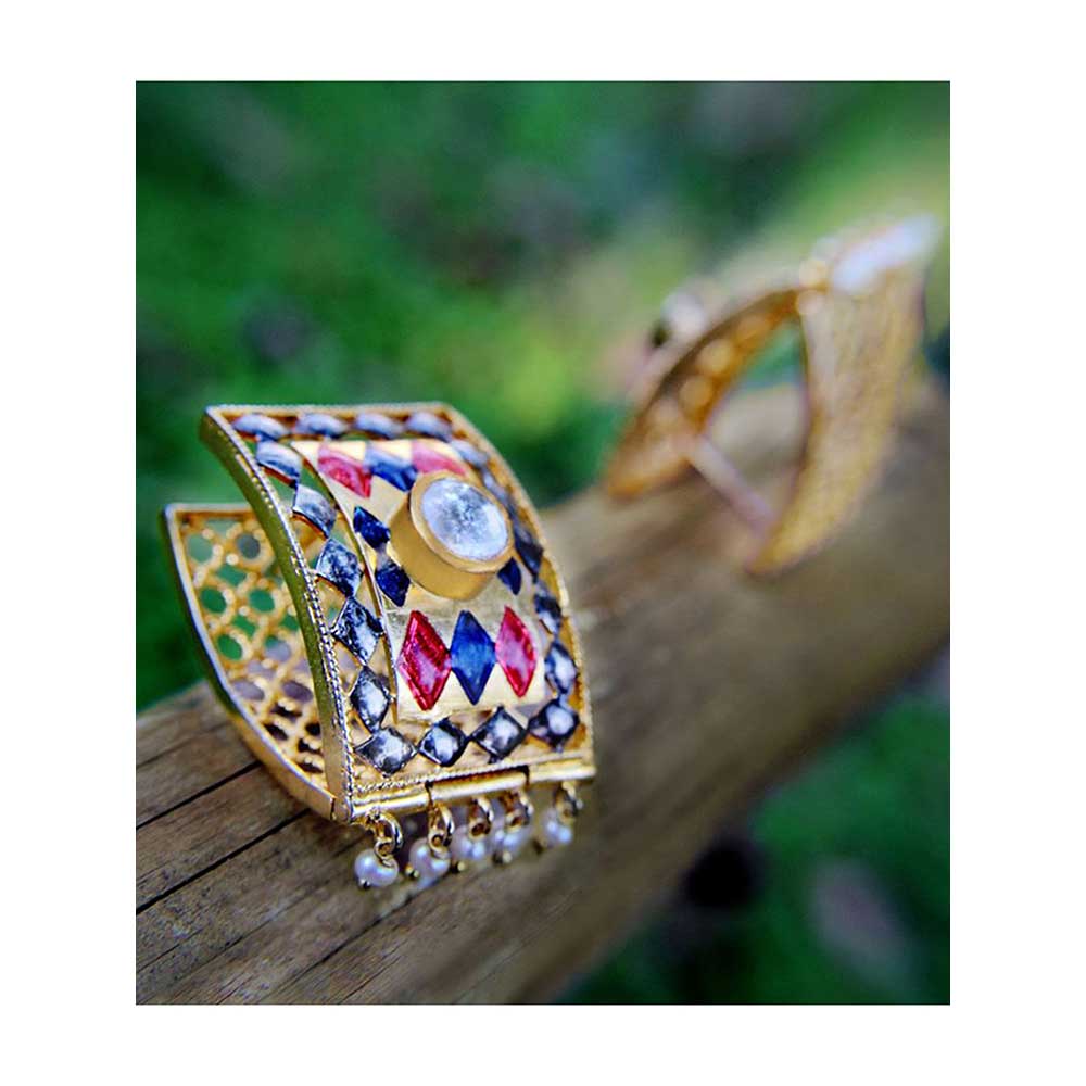 Tanvi Garg Fleur Imperial Studs Earrings