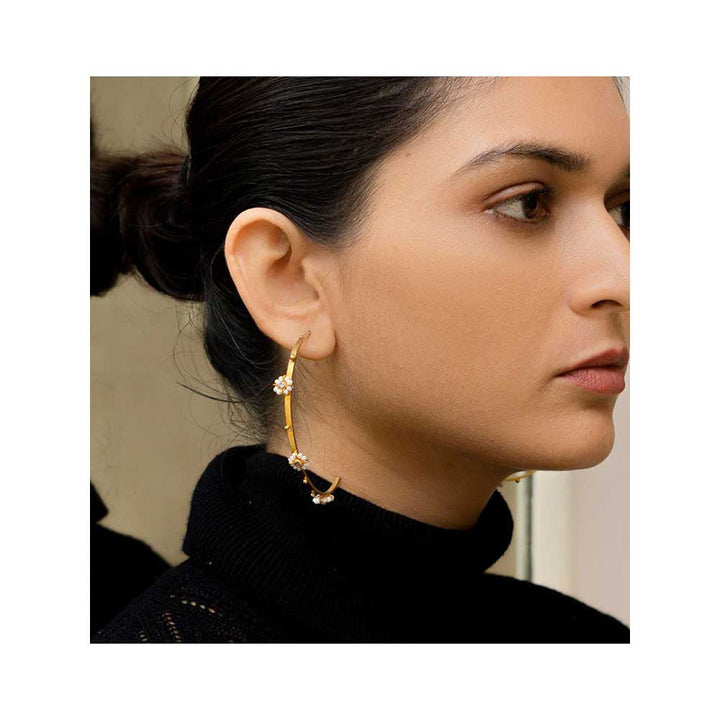 Tanvi Garg Lyra Half Loop Earrings