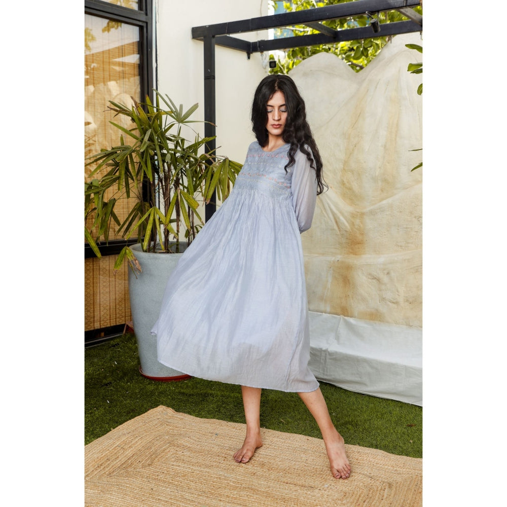 Tatwa Designs Midnight Blue Maxi Dress (Set of 2)