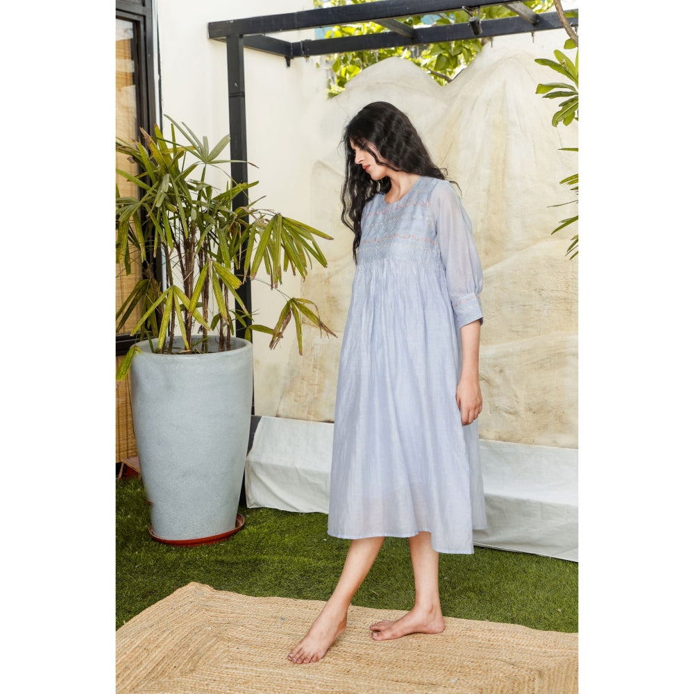 Tatwa Designs Midnight Blue Maxi Dress (Set of 2)