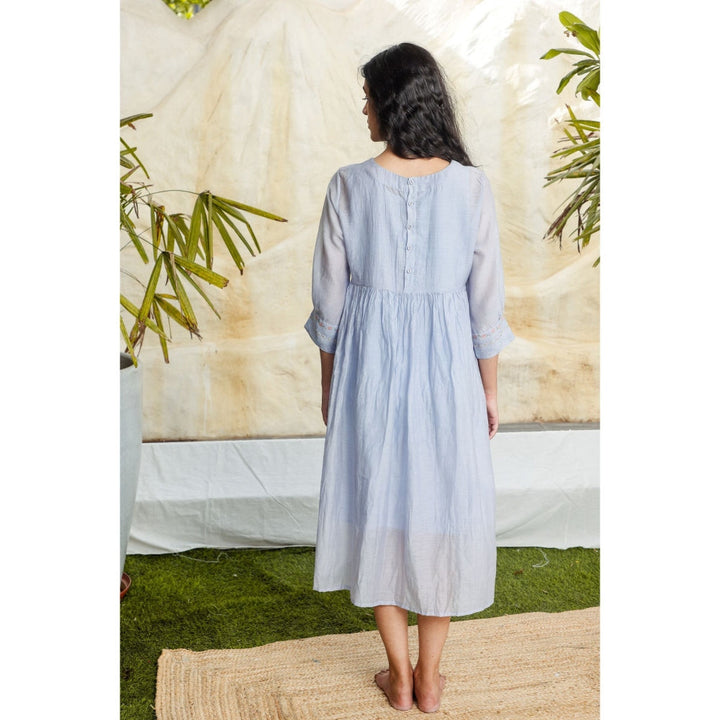 Tatwa Designs Midnight Blue Maxi Dress (Set of 2)