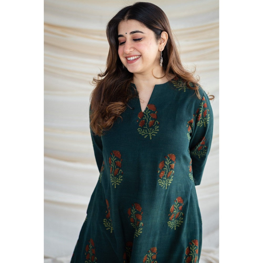 The Indian Ethnic Co. Bargad Slub Cotton Kurta