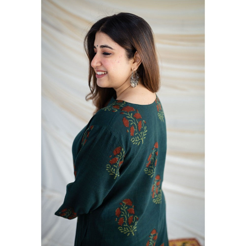 The Indian Ethnic Co. Bargad Slub Cotton Kurta