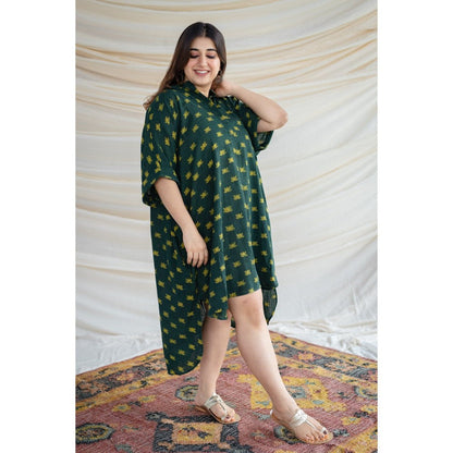 The Indian Ethnic Co. Bargad Slub Cotton Dress