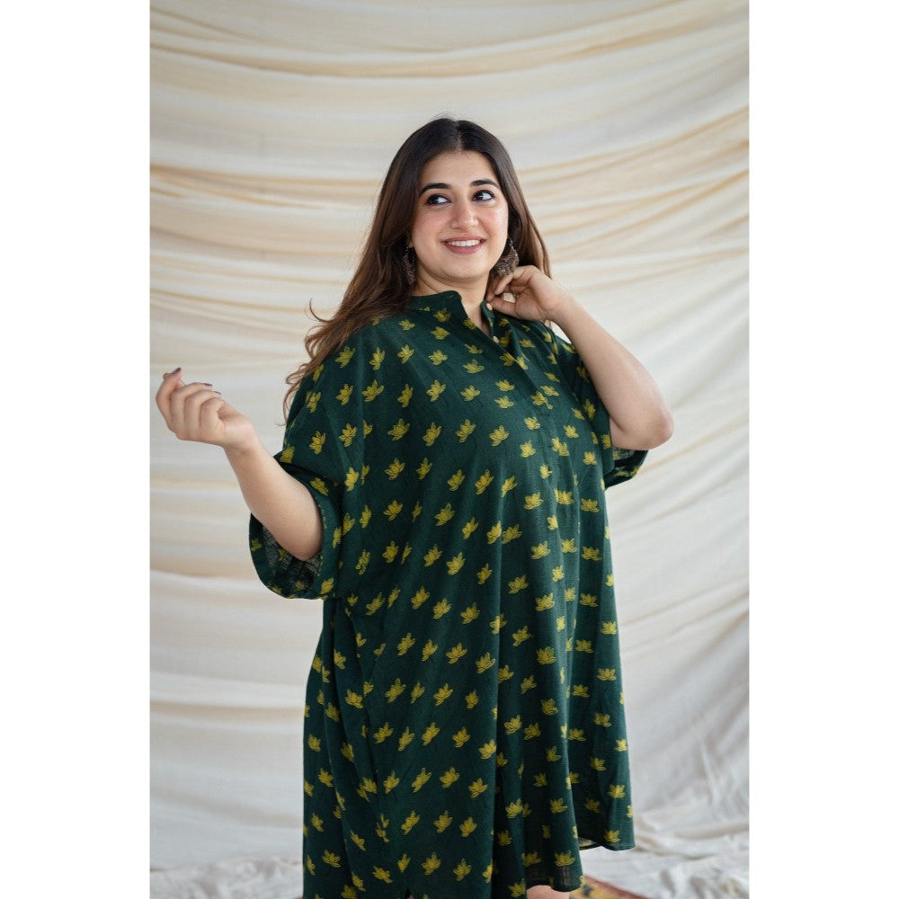The Indian Ethnic Co. Bargad Slub Cotton Dress