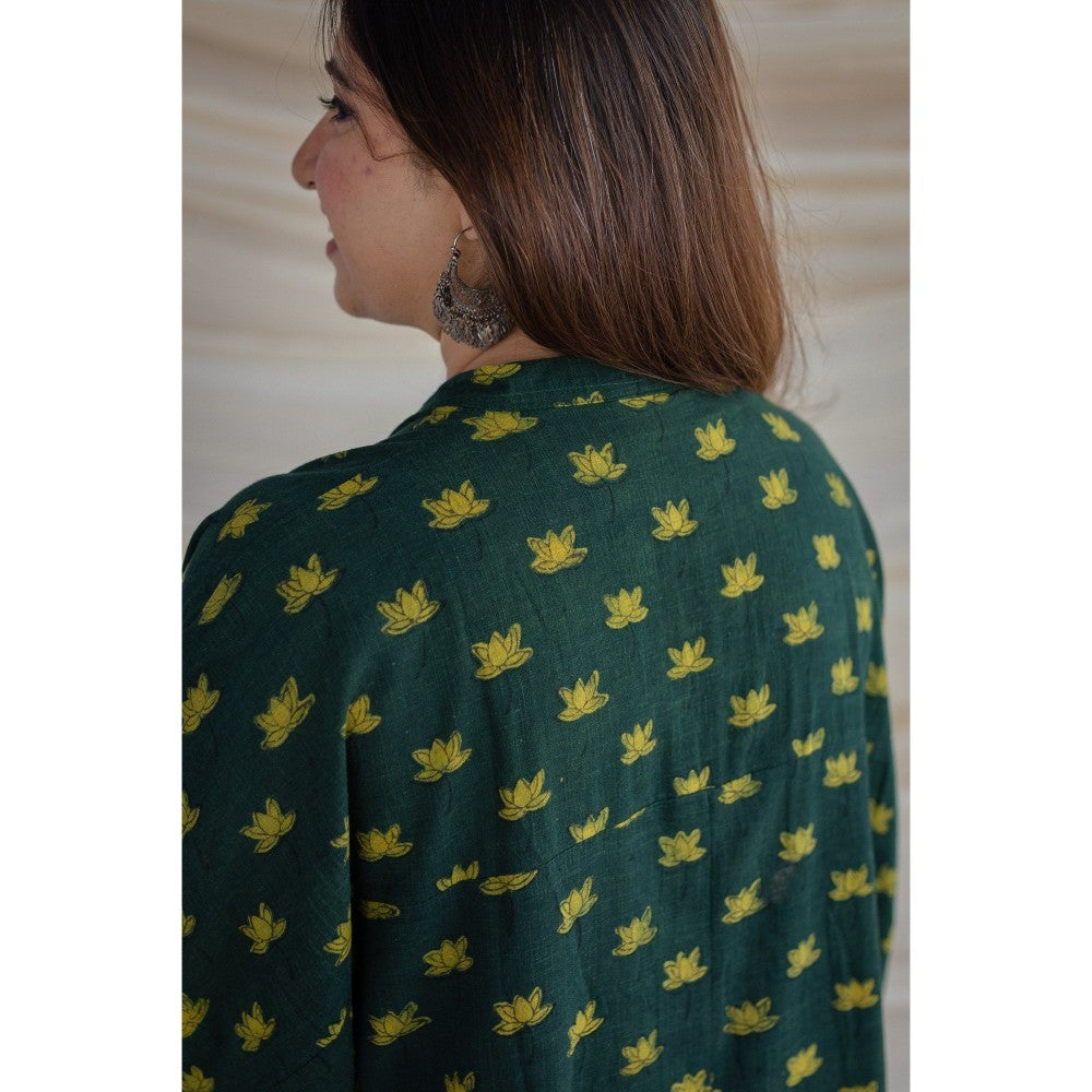 The Indian Ethnic Co. Bargad Slub Cotton Dress
