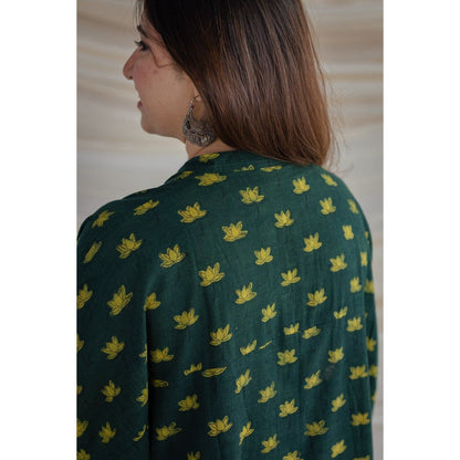 The Indian Ethnic Co. Bargad Slub Cotton Dress