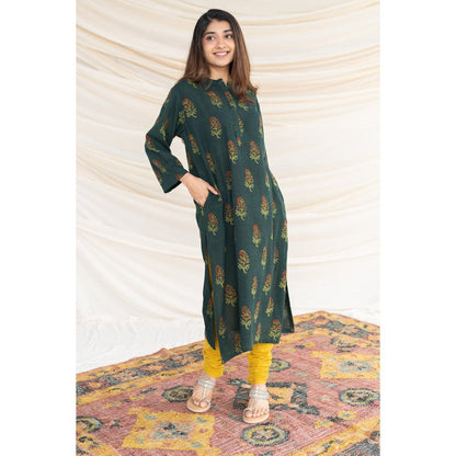 The Indian Ethnic Co. Bargad Slub Cotton Kurta