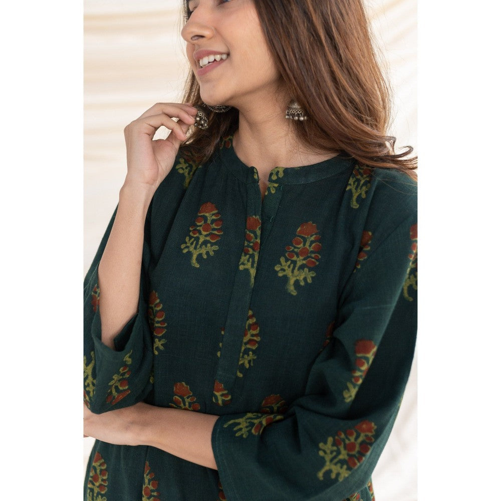 The Indian Ethnic Co. Bargad Slub Cotton Kurta