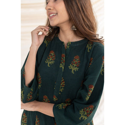 The Indian Ethnic Co. Bargad Slub Cotton Kurta