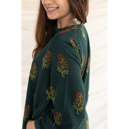 The Indian Ethnic Co. Bargad Slub Cotton Kurta