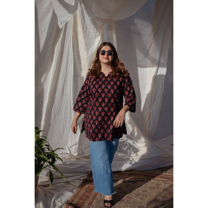 The Indian Ethnic Co. Jahota Cotton Short Top